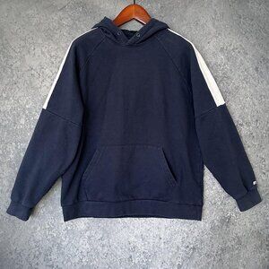 Russell Athletic Hoodie Sweatshirt, Size L Navy Blue